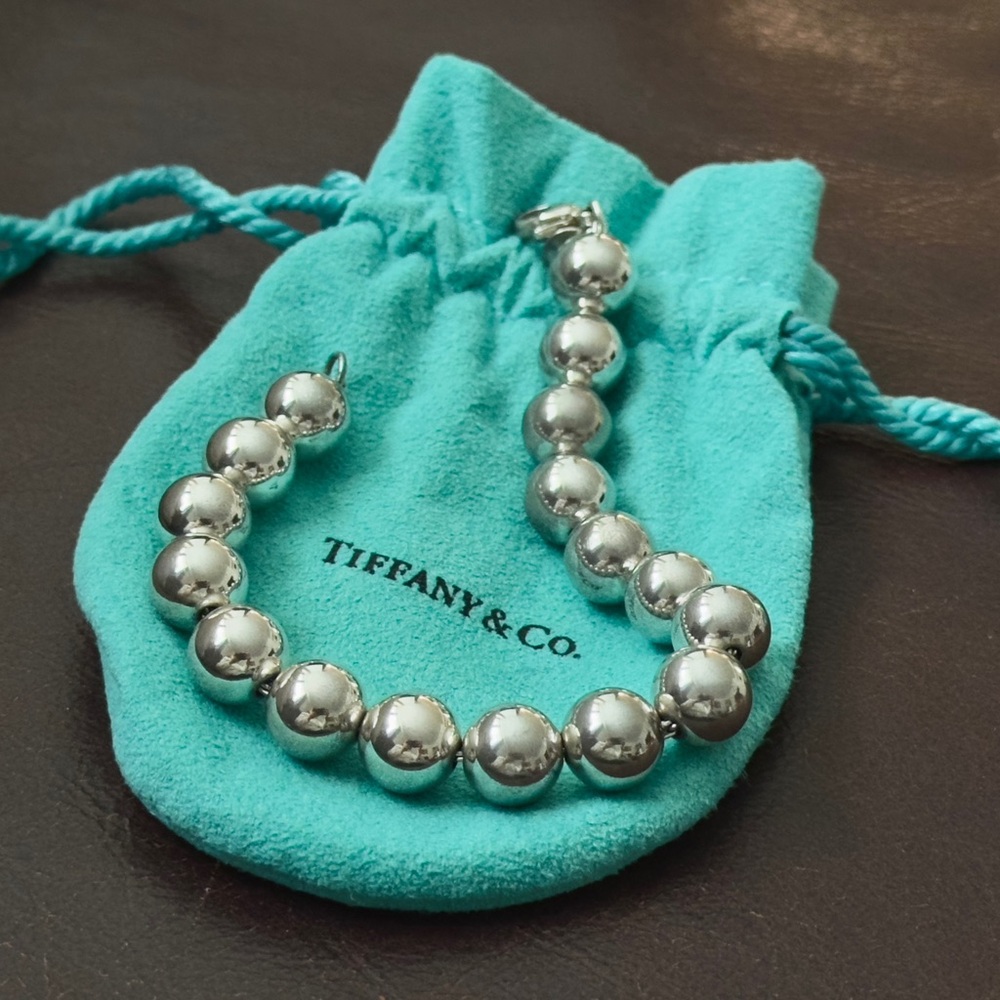 Tiffany & Co HardWear Sterling Silver Ball Bracelet